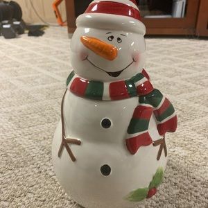 ⛄️Snowman cookie jar🍪